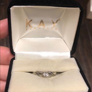 Diamond promise ring
